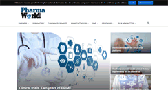 Desktop Screenshot of pharmaworldmagazine.com
